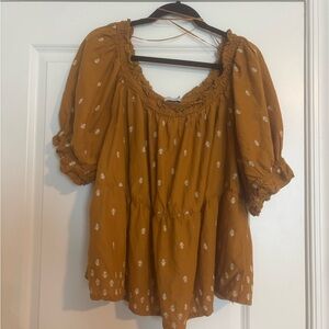 Old Navy Brown Blouse Top